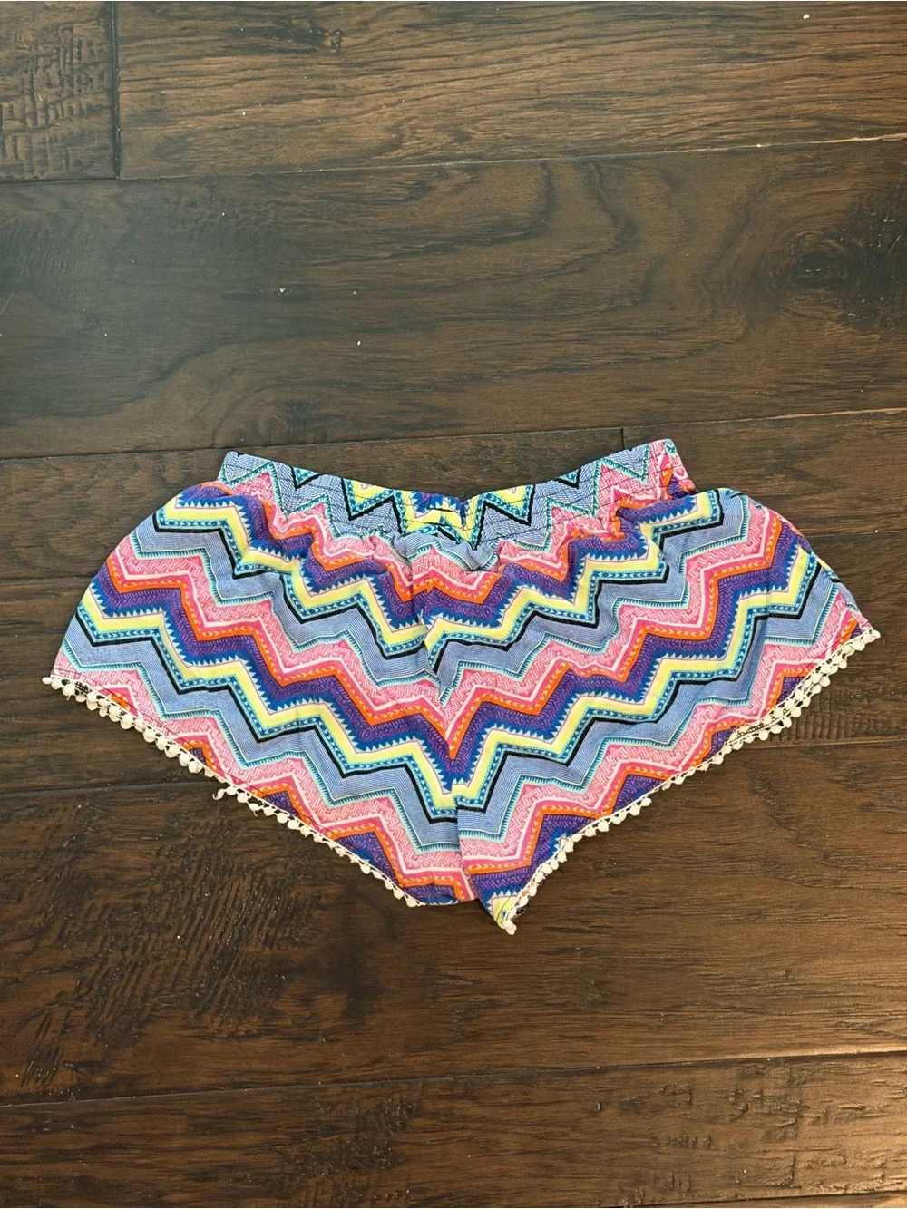 Victoria’s Secret pink colorful chevron lounge booty shorts y2k